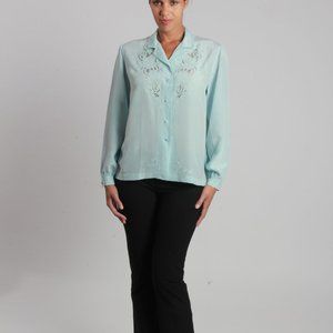 AH-35L Embroidery Blouses